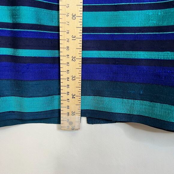 Vintage Y2K Jessica Howard Size 8 Silk Blend 2000s Midi Shift Dress Office - Picture 7 of 12